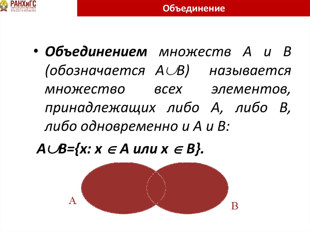 Объединение множеств a и b это. Знак объединения множеств. Как обозначается объединение множеств. Объединение множеств а и в обозначаетс. Как обозначаются операции объединения множеств.