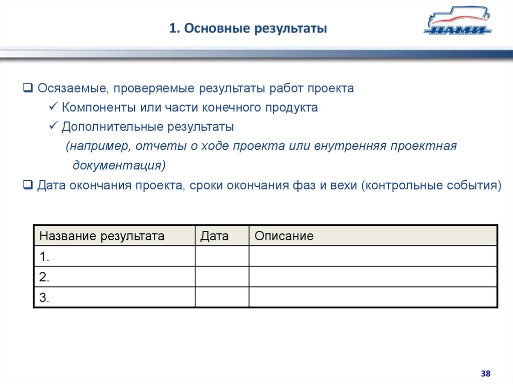 Контрольные вехи в проекте. Осязаемые Результаты это. Как узнать результат работа. Дополните основные составляющие проекта время результат и. Проверить результат регистрации