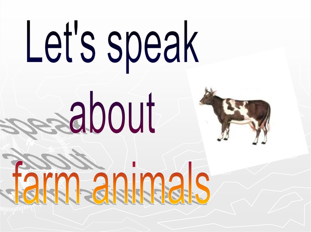 Let them speak. Let's speak about animals. Text about Farm animals. Speaking about animals. Let's speak.