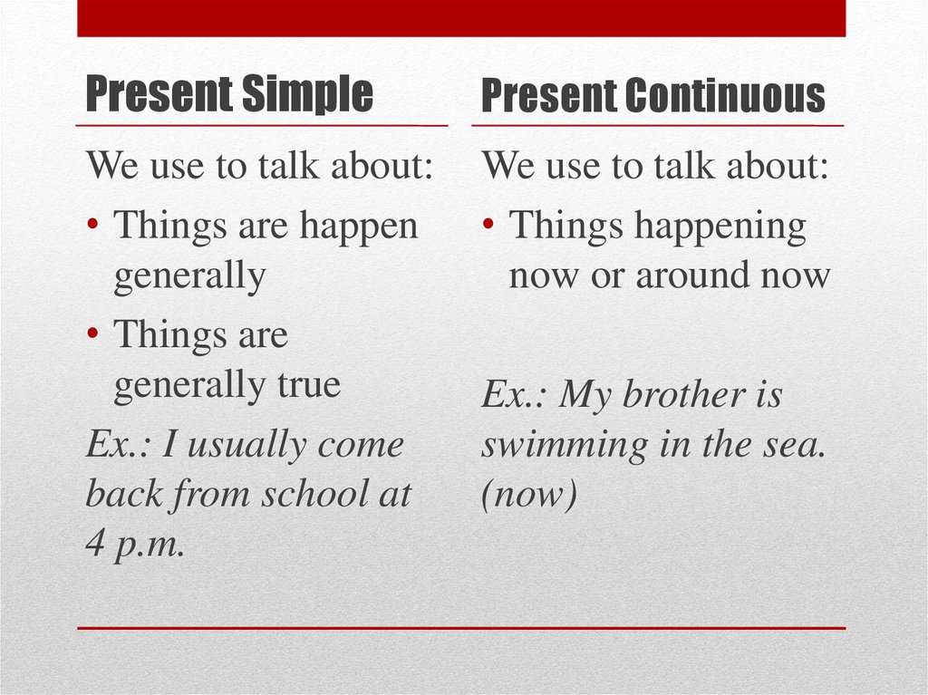 Talk в past. Talk в презент Симпл. Present simple vs present Continuous. Сравнение present simple и present Continuous. Talk в present Continuous.