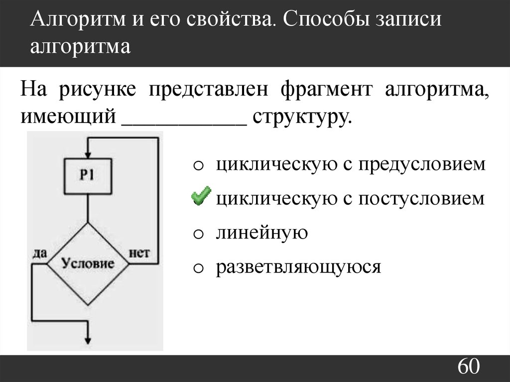 Алгоритм и его свойства