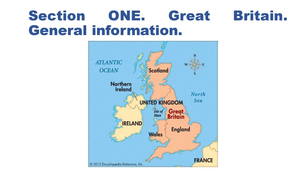 Section ONE. Great Britain. General information.