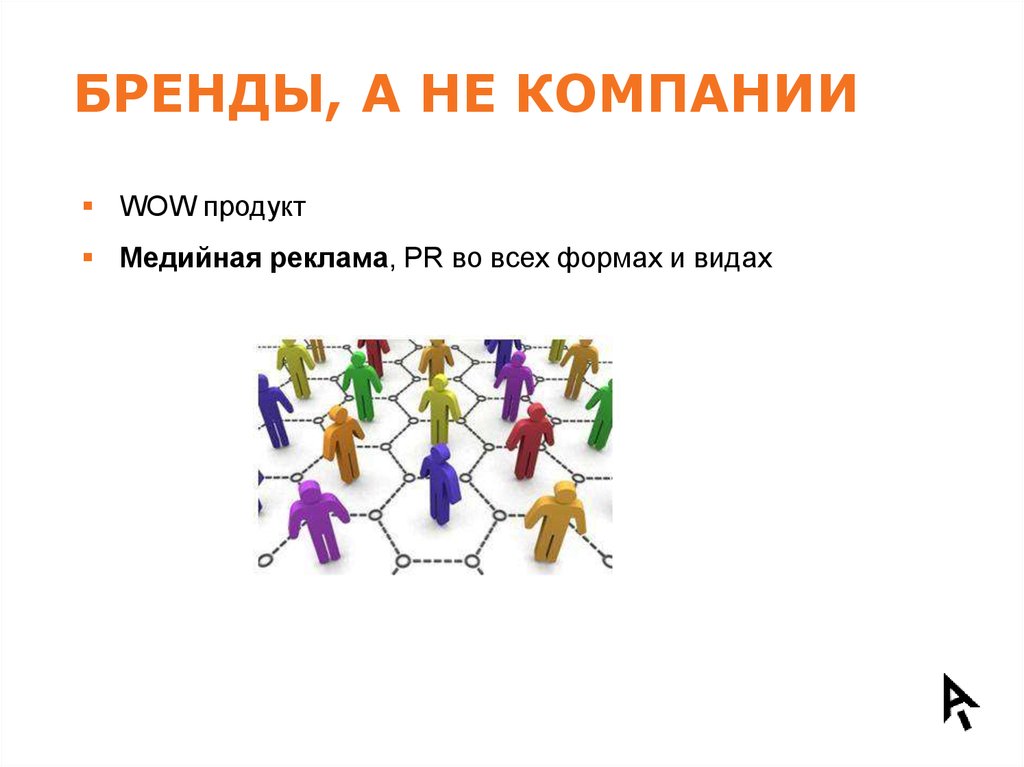 Бренды, А не Компании