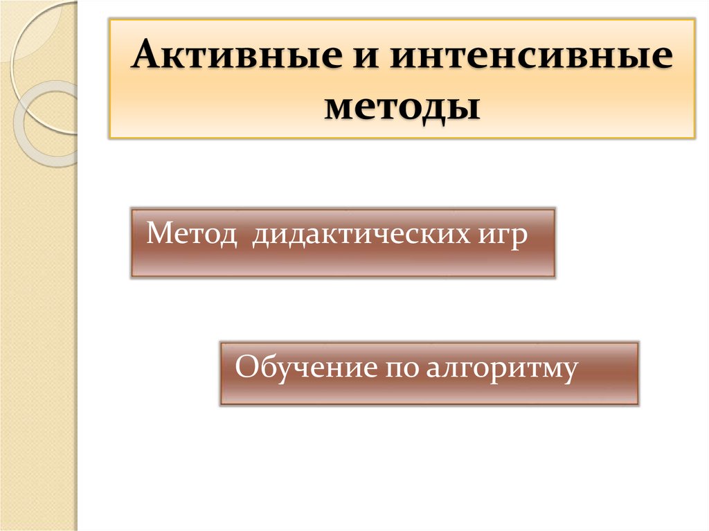 Методы интенсивного обучения