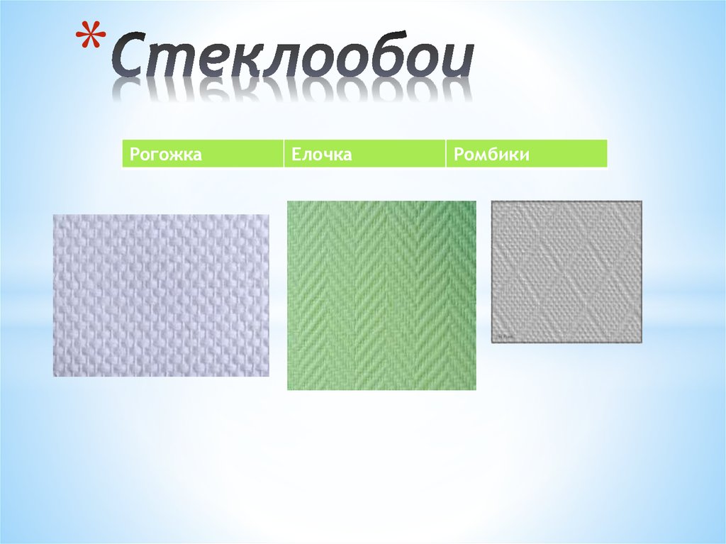 Стеклообои - презентация онлайн