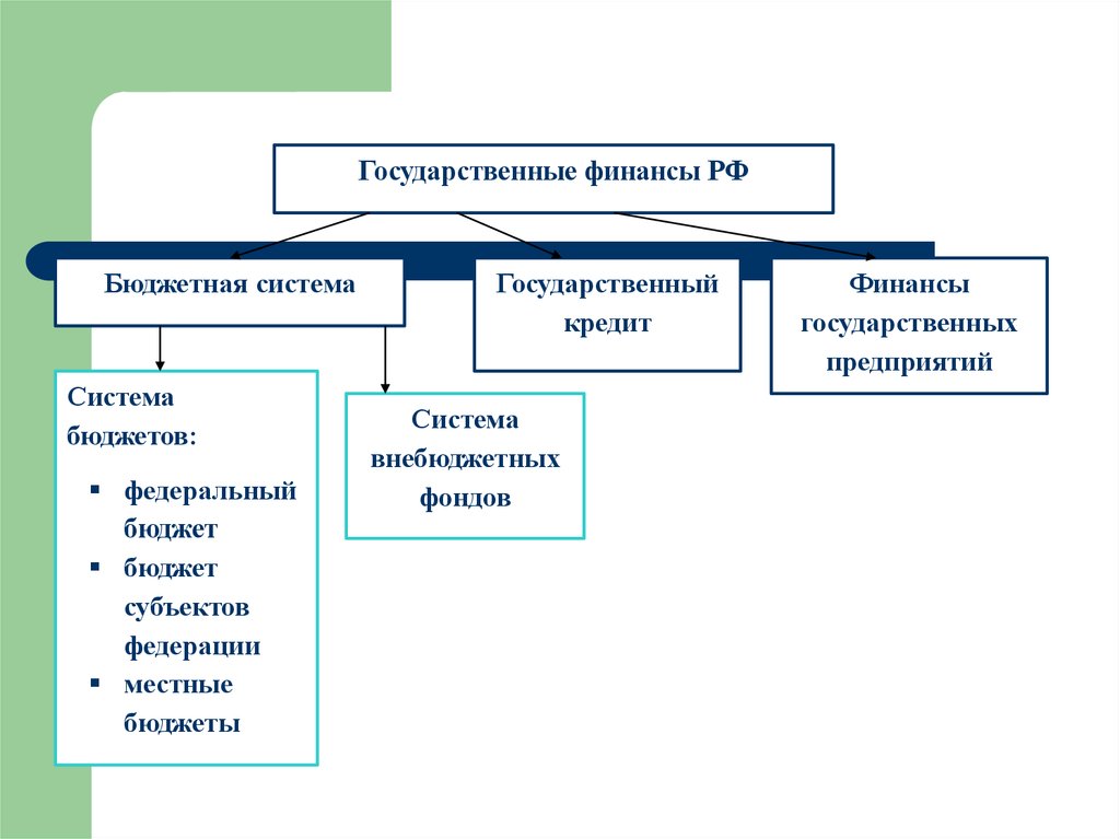 Формы организации муниципальных финансов