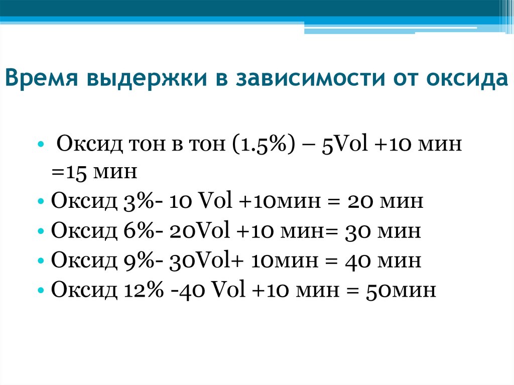 Как правильно выбрать оксид