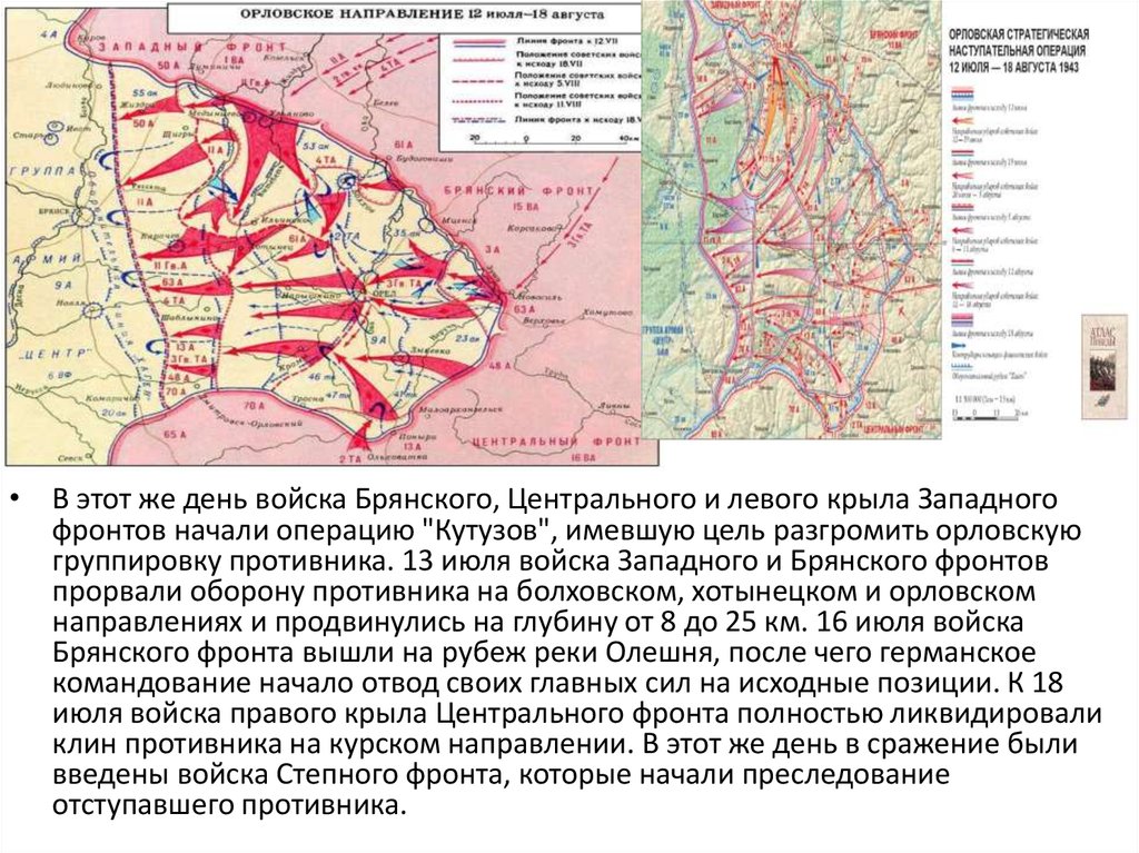 Доклад по теме Орловская наступательная операция (12 июля -- 18 августа 1943 г.)