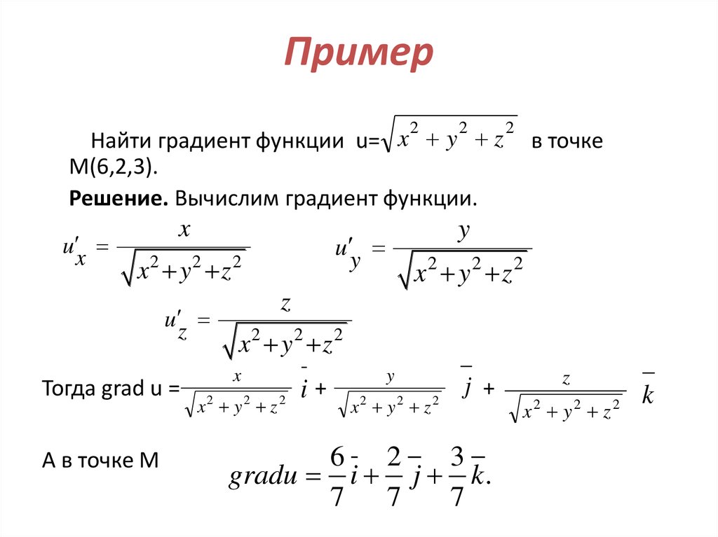 Найти градиент. Нахождение градиента функции. Как вычислить градиент функции. Модуль градиента функции. Формула нахождения градиента функции.