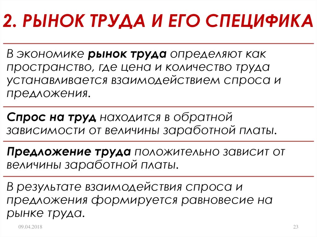 Особенности рынка труда в россии презентация