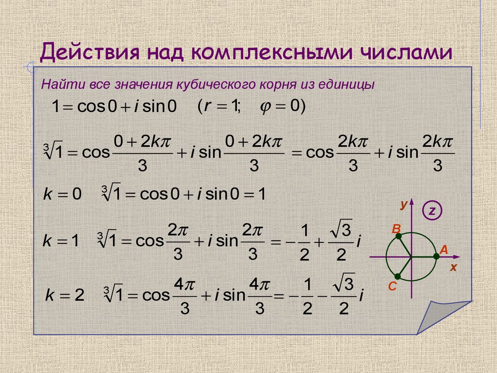 Презентация комплексные числа и действия над ними 11 класс