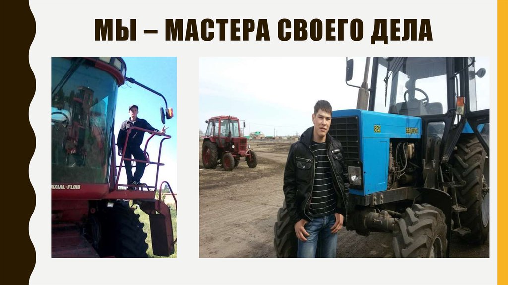 Мы – мастера своего дела