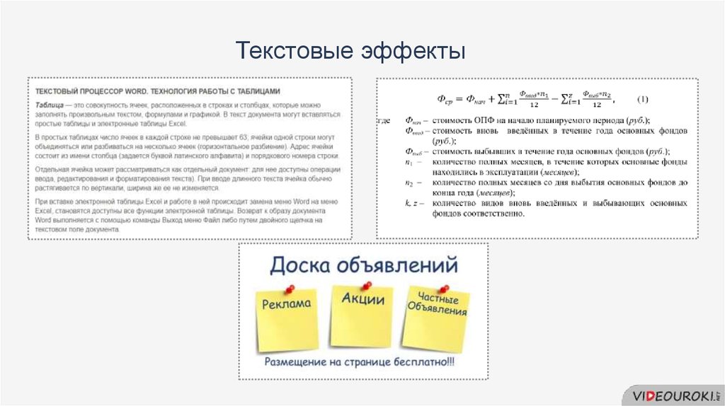 Тест таблицы графические изображения