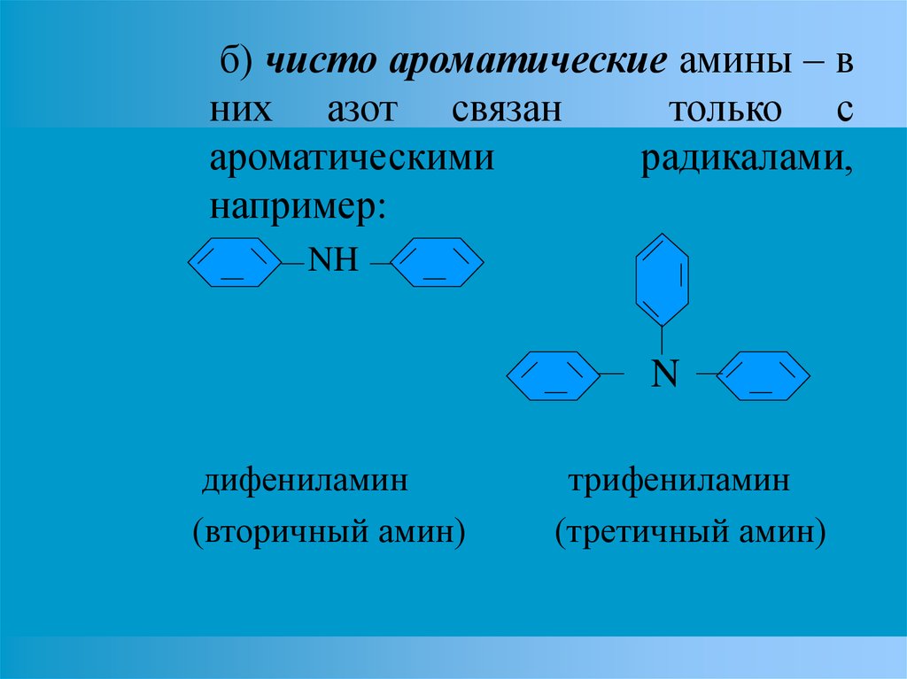 Ароматические амины презентация