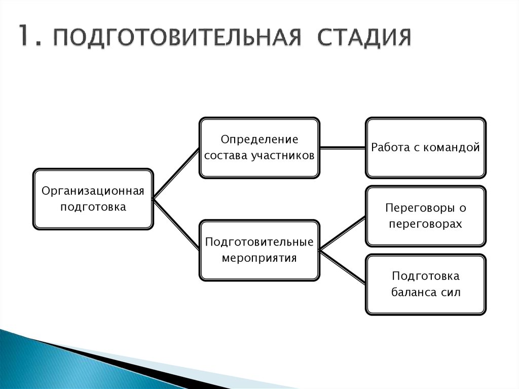 Подготовительный этап выборов