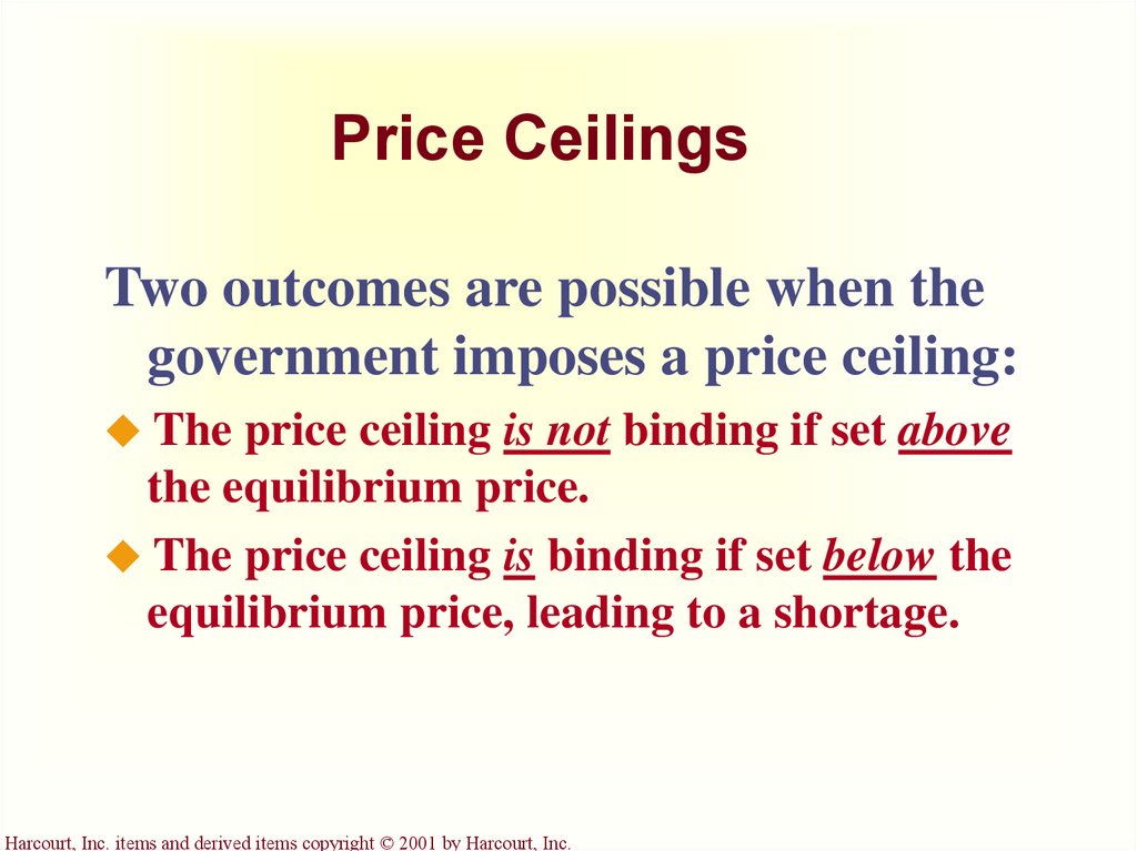 Supply Demand And Government Policies Online Presentation