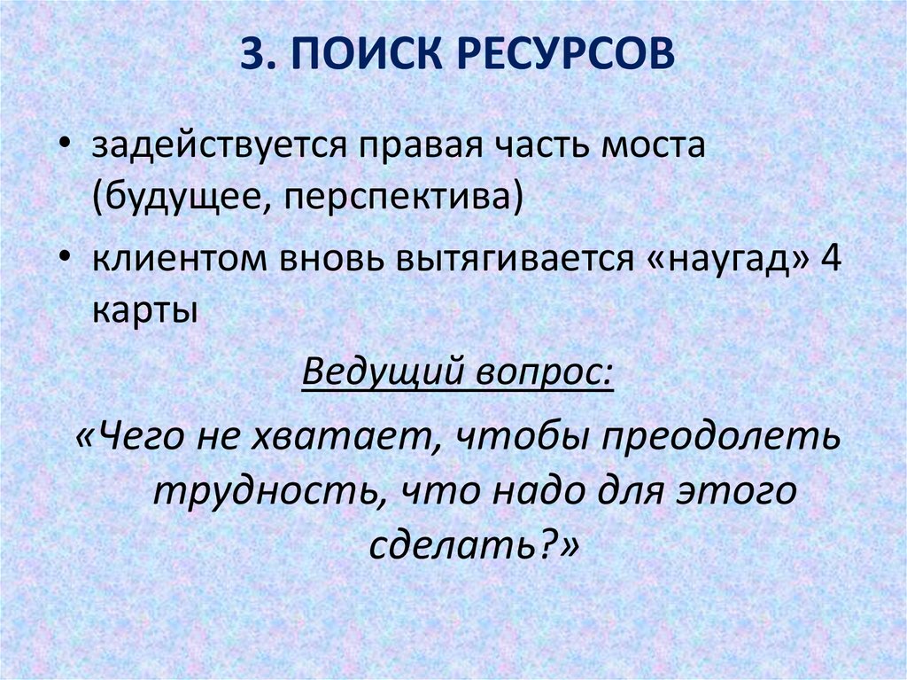 3. ПОИСК РЕСУРСОВ
