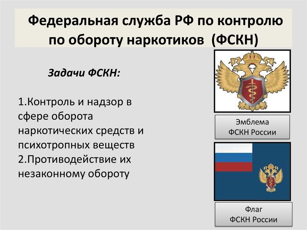 Федеральные службы рф презентация