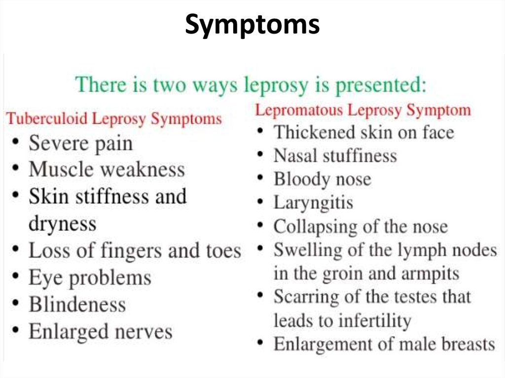 Leprosy (Hansen's Disease) - online presentation