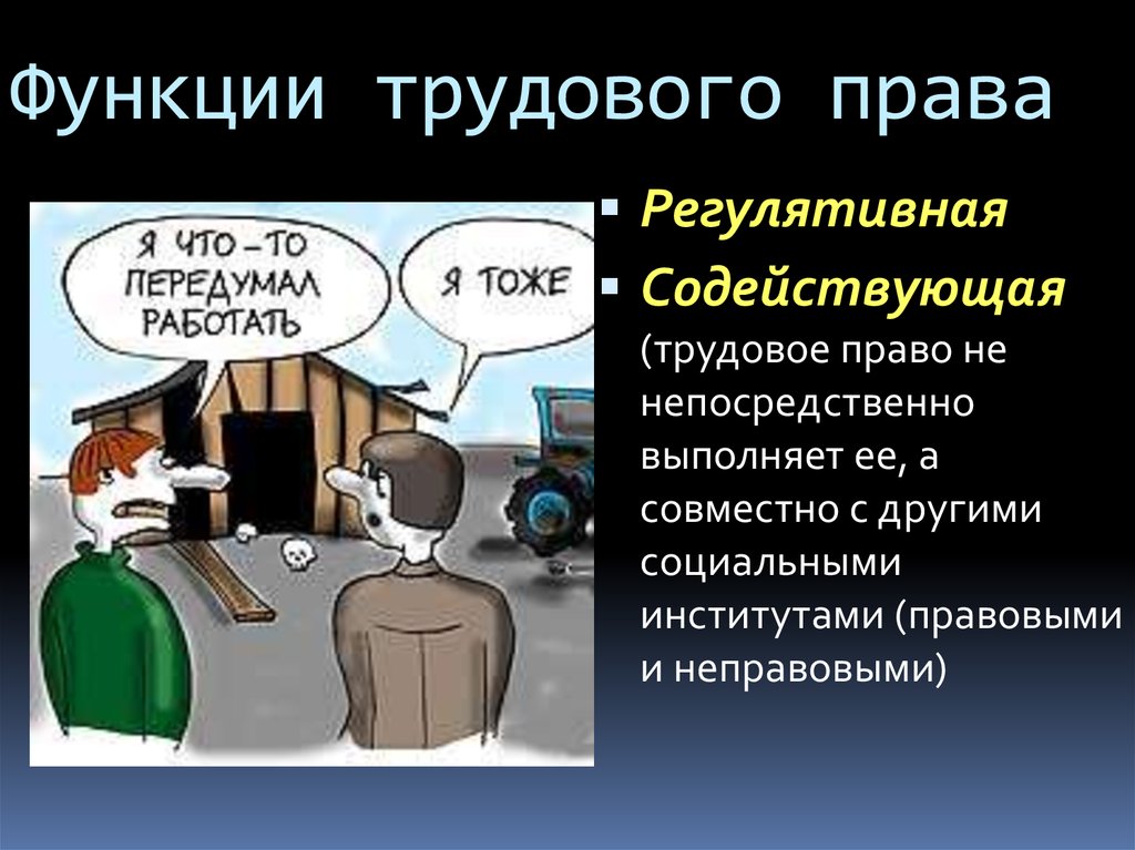 Роль трудового законодательства. Функции трудового законодательства.