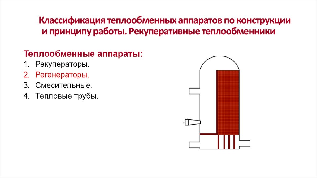 Презентация на тему теплообменные аппараты