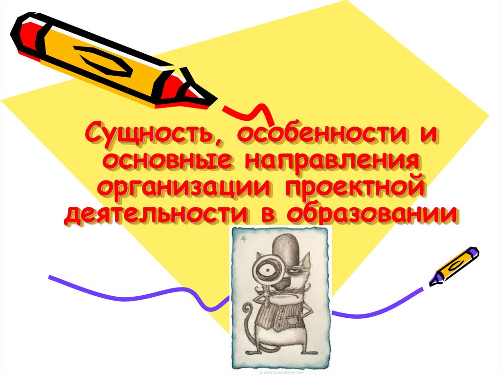 Сущность характеристики образования. Специфика организации проектной деятельности в образовании.