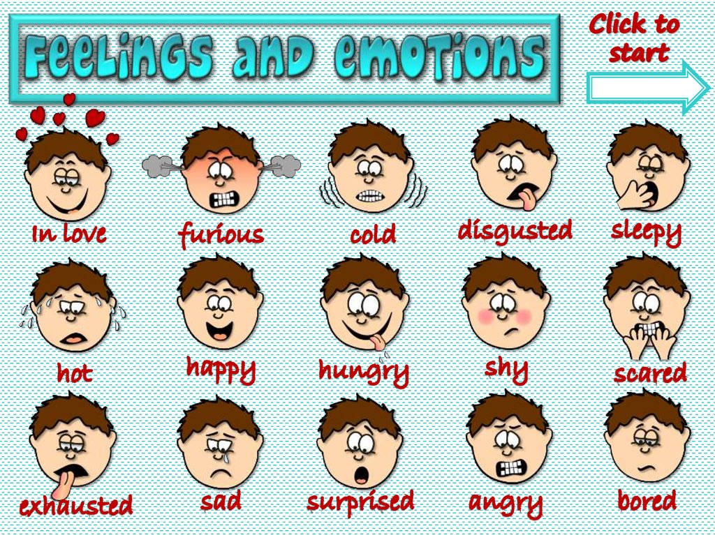 Feeling and emotions - online presentation