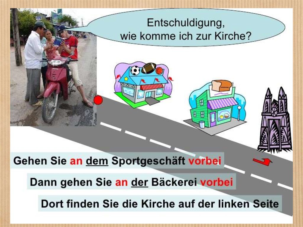 Wegbeschreibung - презентация онлайн 