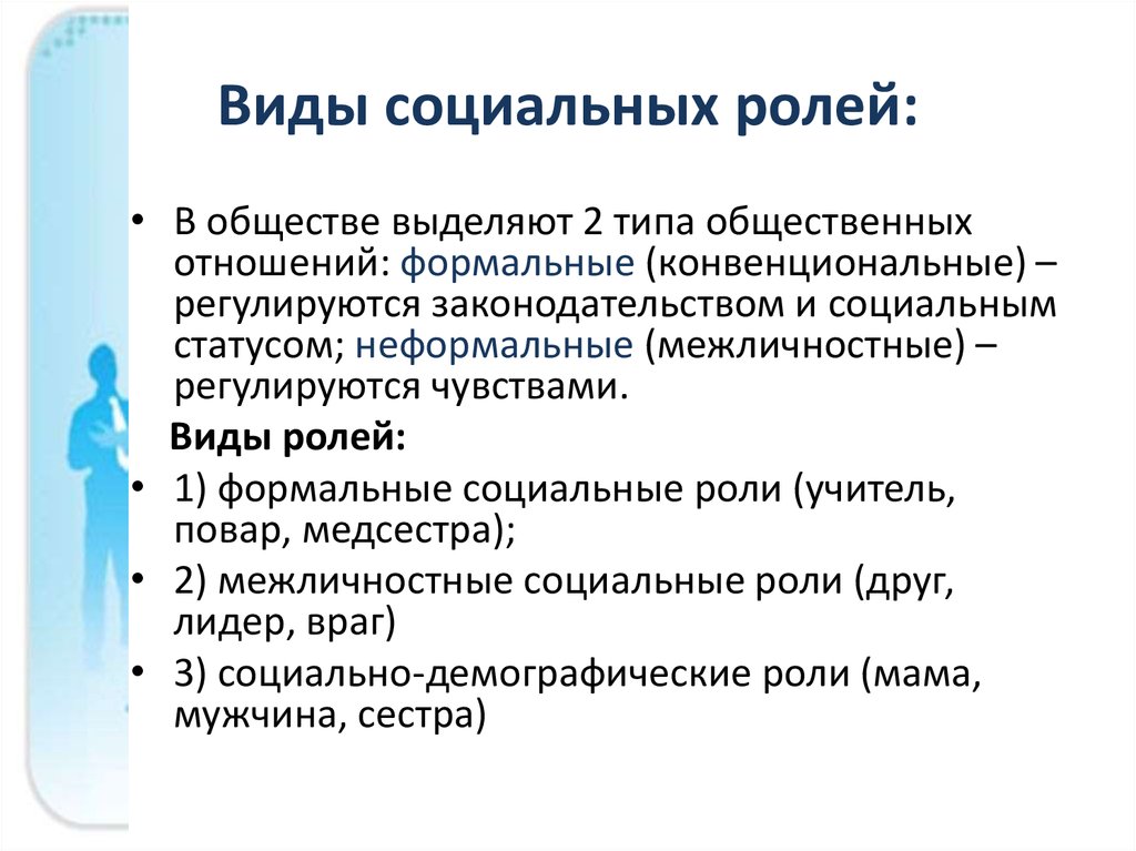 Виды ролей. Социальные роли в психологии. Виды социальных ролей в психологии. Типы социальных ролей Обществознание. Социальная роль виды социальных ролей.