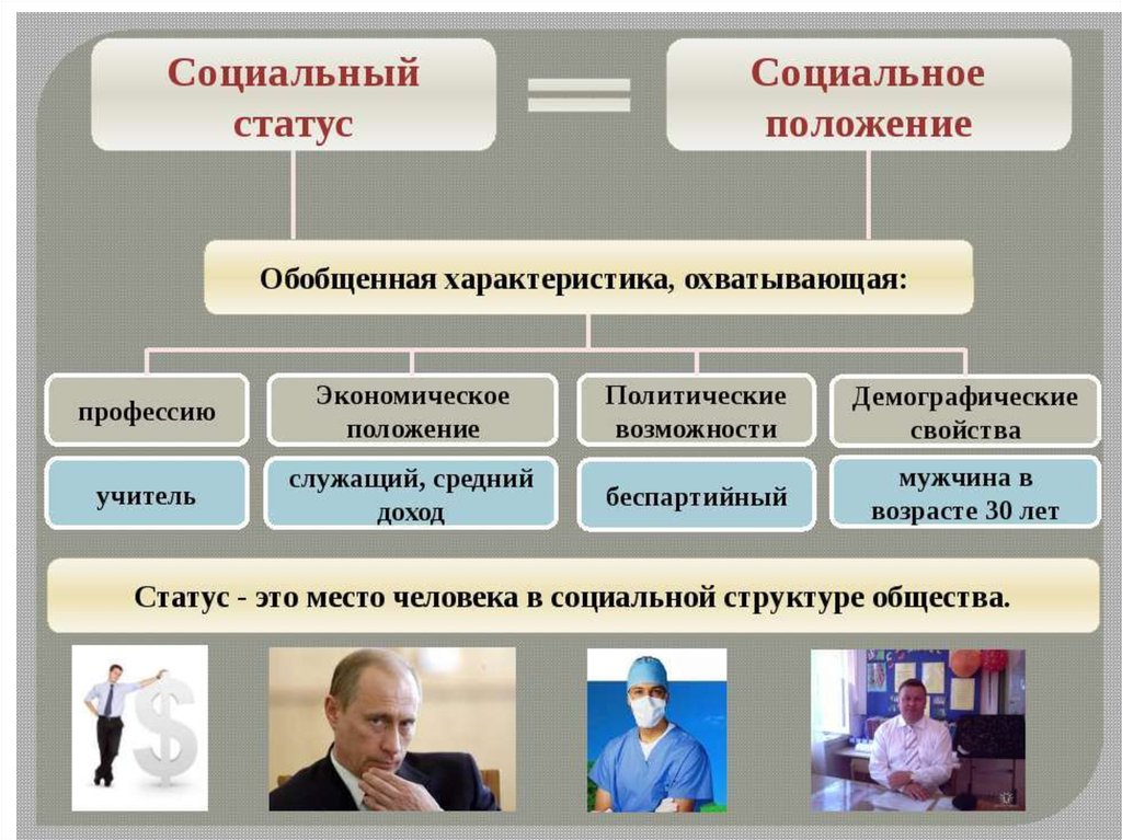 Политический статус личности обществознание презентация