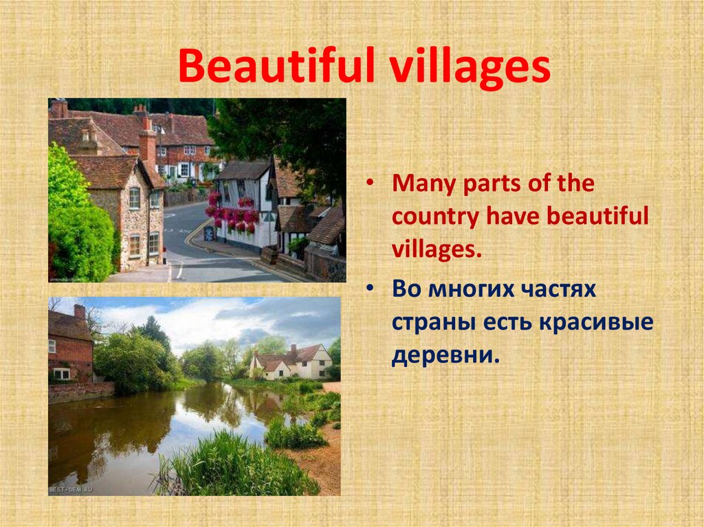 Beautiful villages