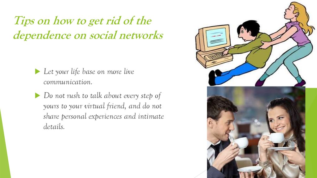 Tips on how to get rid of the dependence on social networks