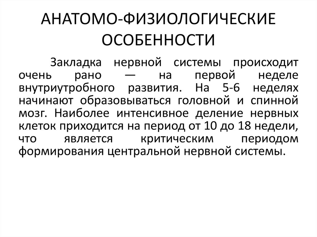 Физиологические особенности детей. Анатомо-физиологические особенности нервной системы у детей. Анатомо-физиологические особенности развития нервной системы. Афо нервной системы. Афо нервной системы у детей кратко.