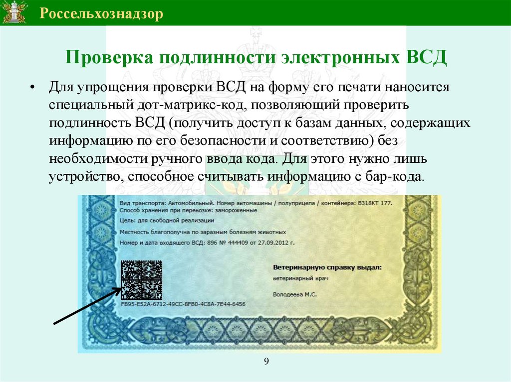 Служба подлинности. Проверка подлинности. ВСД документ. ВСД образец. Код проверки подлинности.