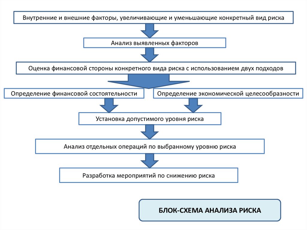 Анализ хозяйственного риска