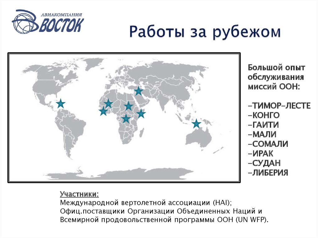 Работы за рубежом