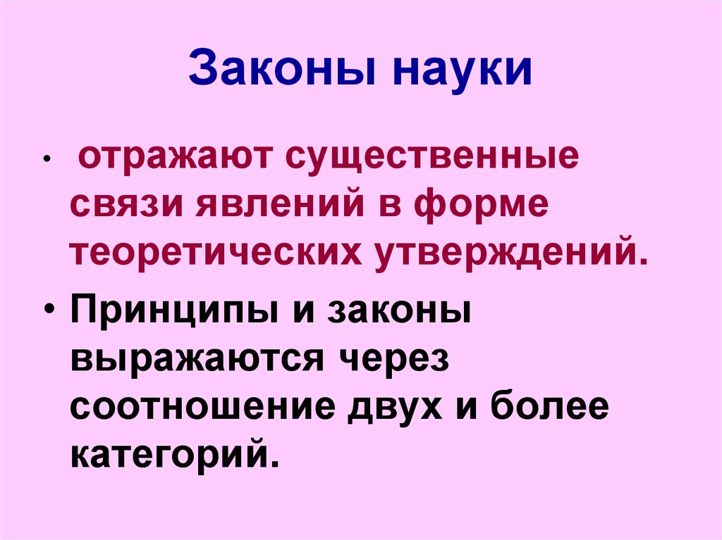 Законы выражают. Законы науки. Научный закон. Внутренние законы науки. Принципы и законы науки.