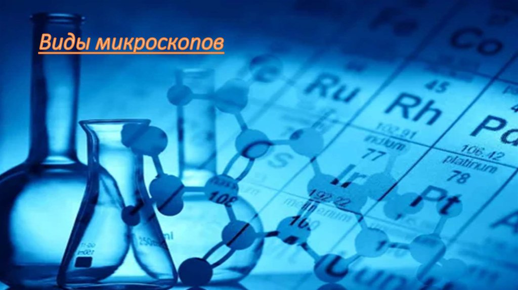 Виды микроскопов