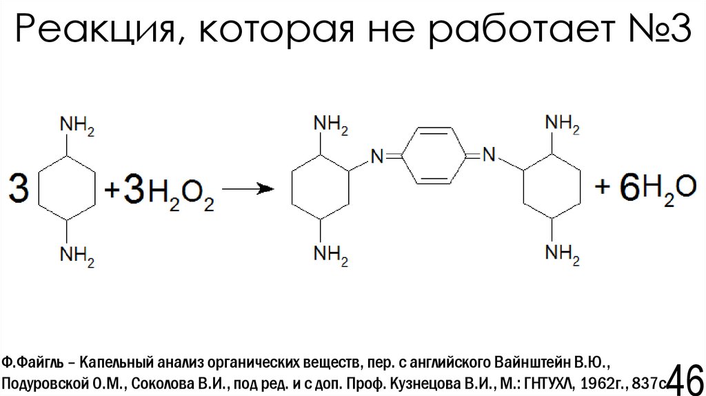 Реакция, которая не работает №3