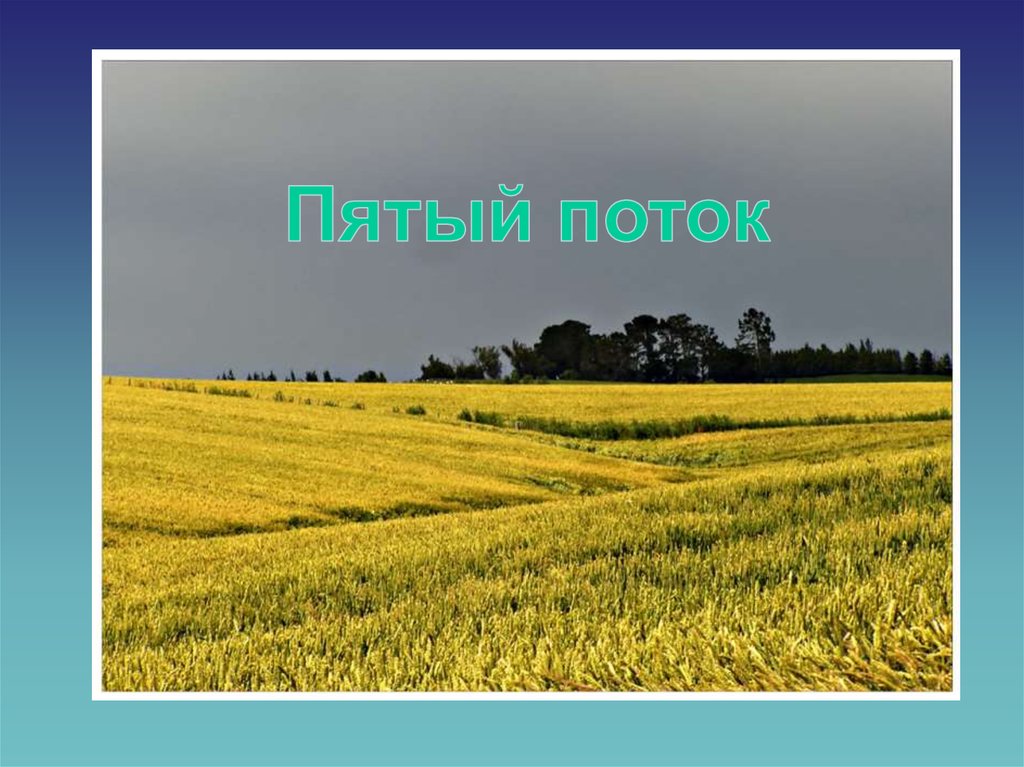 Пятый поток - презентация онлайн