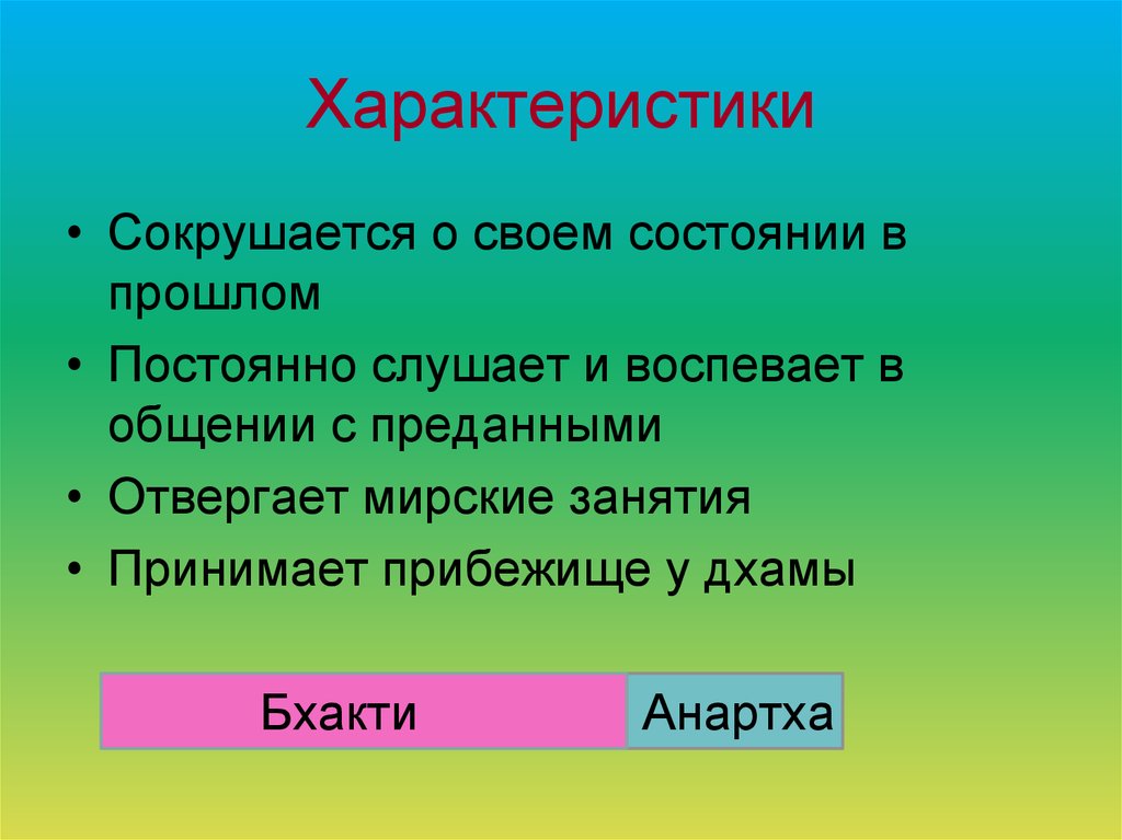 Характеристики