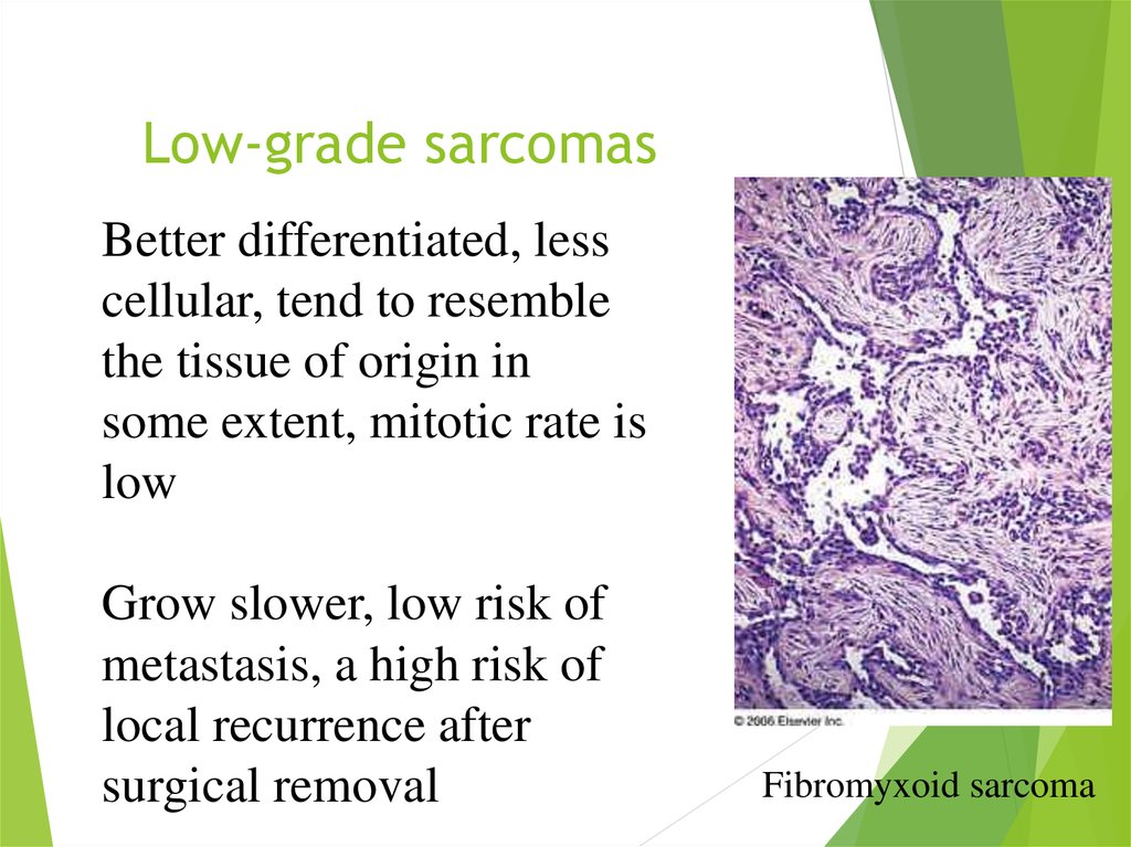 Low-grade sarcomas
