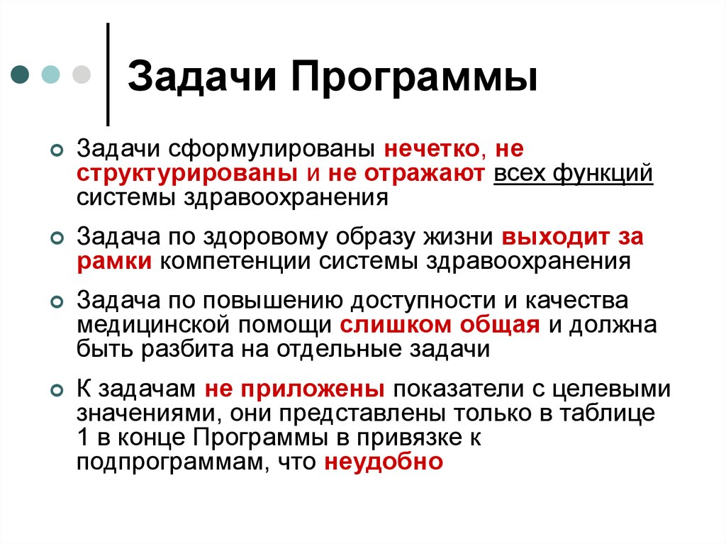 Программные задачи. Задачи программы развитие здравоохранения. Энесы партия. Трудовая народно-Социалистическая партия энесы. Задачи ОЗЗ.