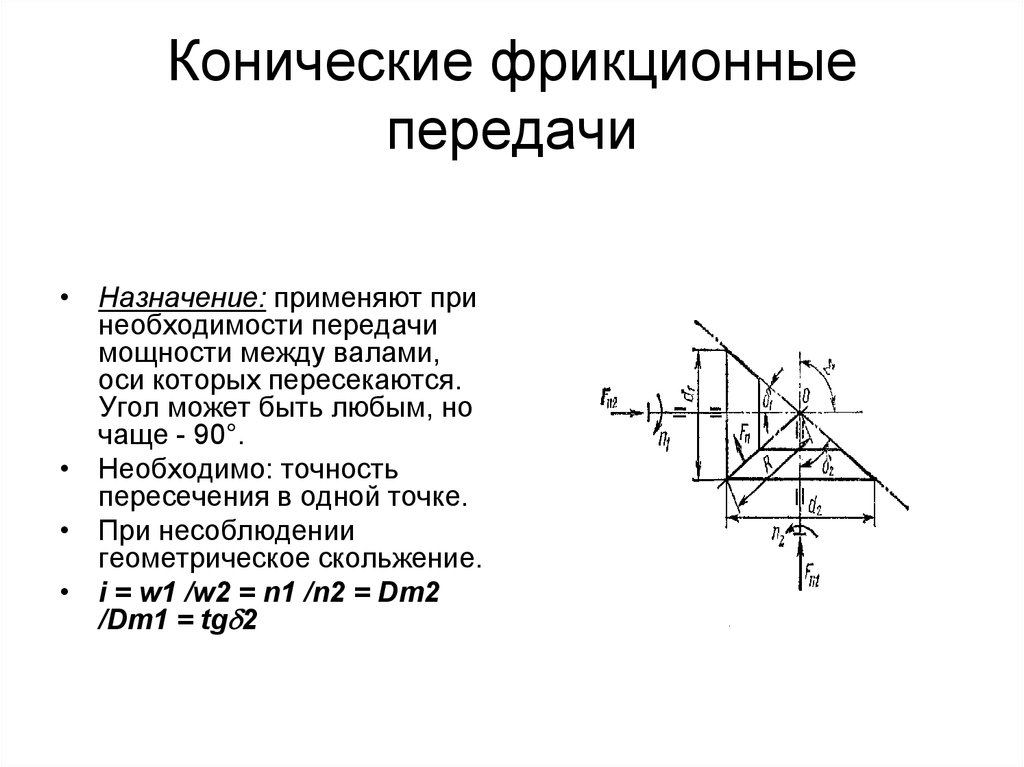 Фрикционная передача презентация