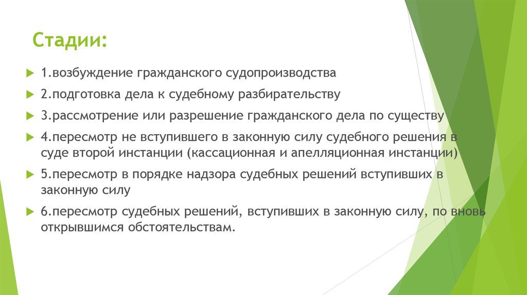 Возбуждение гражданского. Этапы гражданского процесса на стадии разбирательства. Стадии возбуждения гражданского судопроизводства. Стадии гражданского процесса презентация. 2. Стадии (этапы) гражданского процесса.