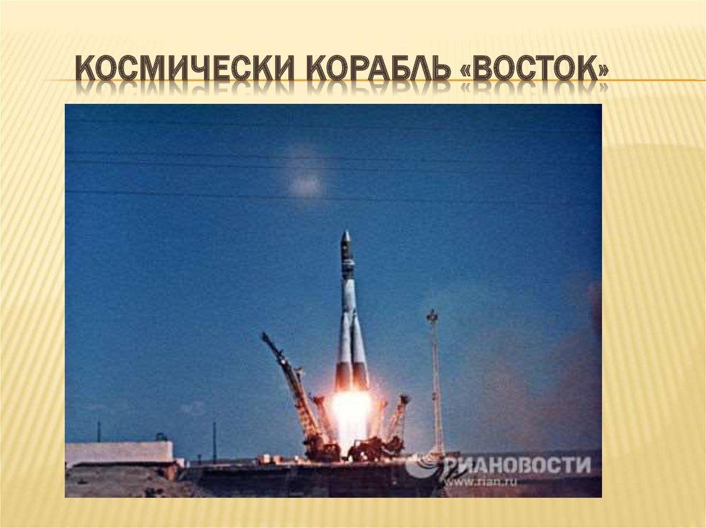 Космически корабль «восток»