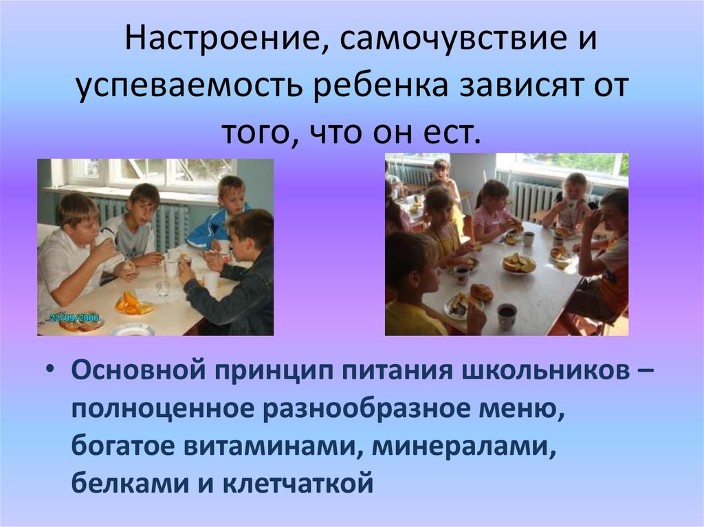 Психолог питания школьников. Ваши предложения по организации питания в школе. Организация питания школьников