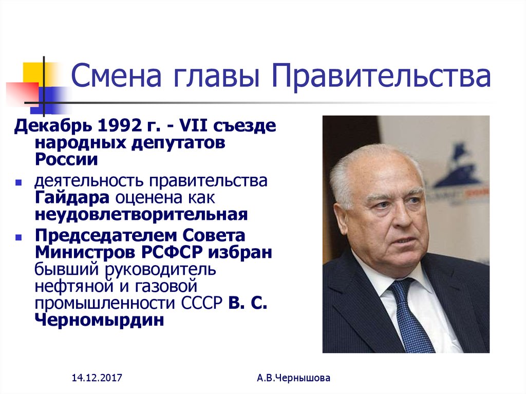 Изменение глав. VII съезд народных депутатов 1992. Декабрь 1992 г. 7 съезд народных депутатов.. Председатель правительства 1992. Глава правительства РФ 1992.