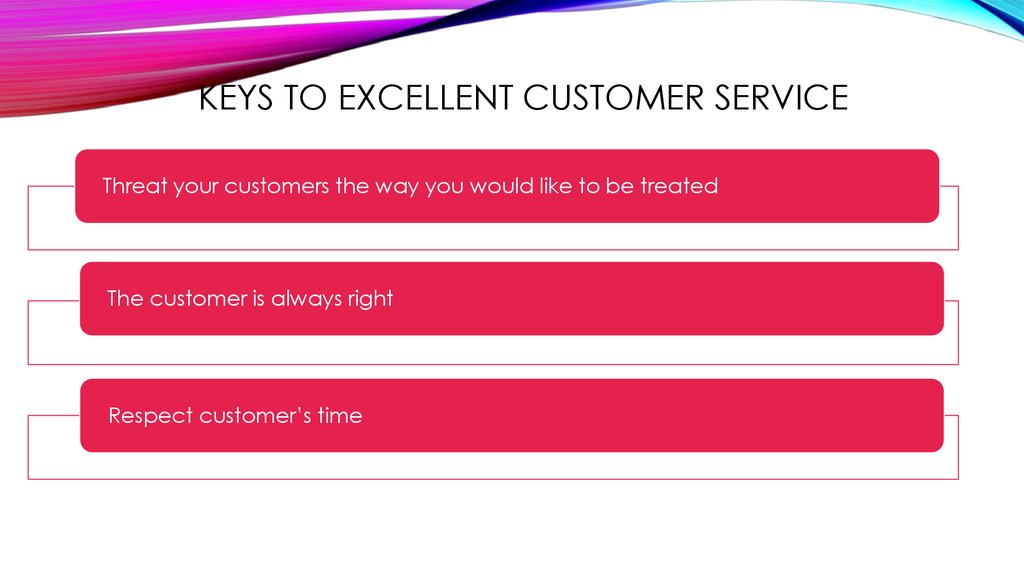 Customer service презентация