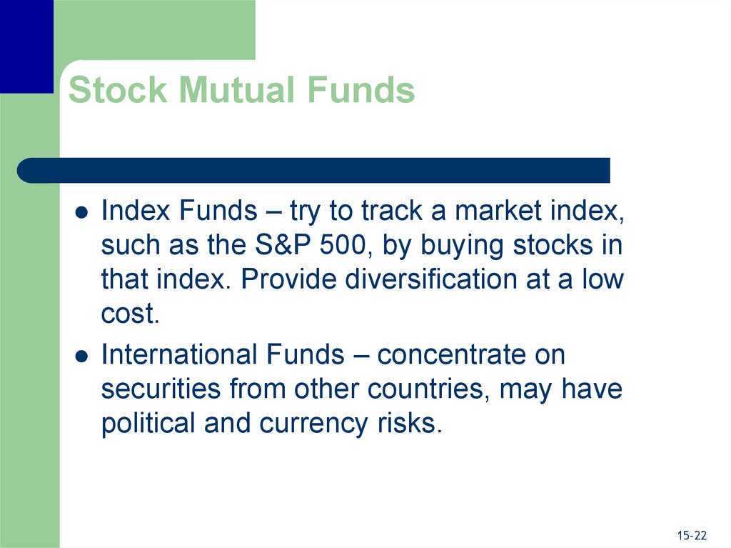 Stock Mutual Funds
